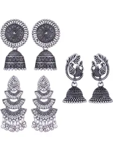 Sangria Floral Jhumkas Earrings