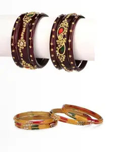 1ST TIME Maroon Alloy Bangle