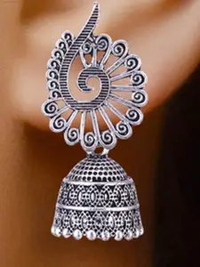 Sangria Alloy Silver-Plated Earrings