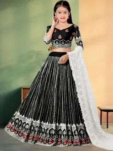 F Plus Fashion Net Semi-Stitched Lehenga Choli