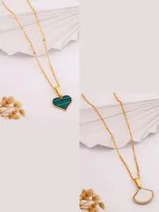 DressBerry Green Stainless Steel Necklace