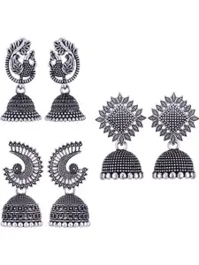 Sangria Silver-Plated Alloy Earrings