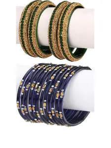 1ST TIME Green Alloy Bangle