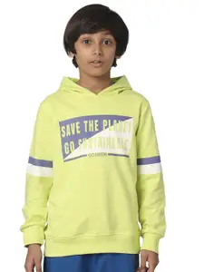 UNDER FOURTEEN ONLY Boys Cotton Typography Printed Sweatshirt