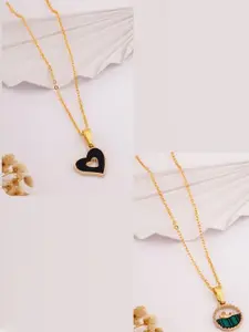 DressBerry Black Stainless Steel Necklace