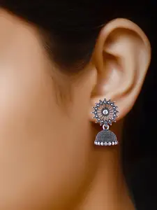 Sangria Alloy Silver-Plated Earrings