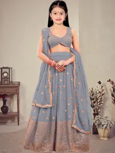 F Plus Fashion Net Semi-Stitched Lehenga Choli