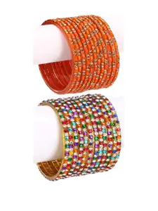1ST TIME Orange Alloy Bangle