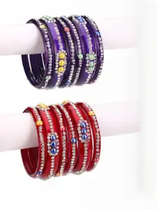 1ST TIME Purple Alloy Bangle