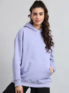 The Roadster Lifestyle Co. Women Oversized Fit Hooded Sweatshirt