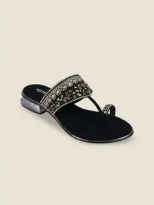 Metro Women Embellished Block Sandals