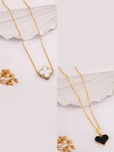 DressBerry White Stainless Steel Necklace