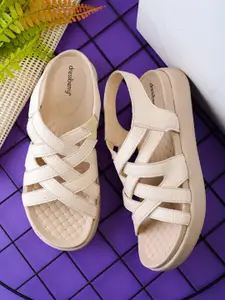 DressBerry Women Open Toe Flats