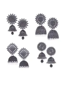 Sangria Silver-Plated Alloy Earrings