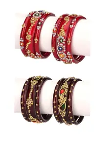 1ST TIME Red Alloy Bangle