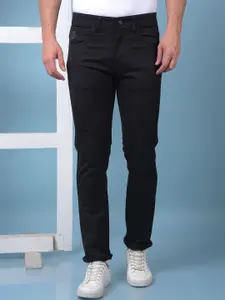 Canary London Men Smart Slim Fit Mid-Rise Printed Stretchable Jeans