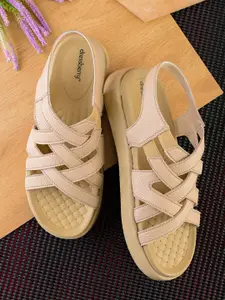 DressBerry Women Open Toe Flats