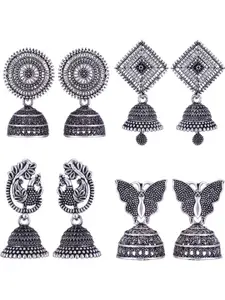 Sangria Alloy Silver-Plated Earrings