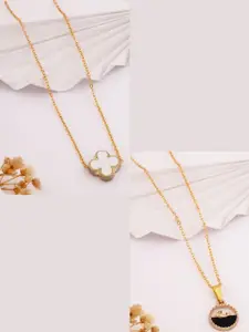 DressBerry White Stainless Steel Necklace