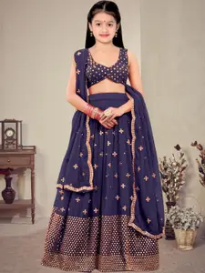 F Plus Fashion Net Semi-Stitched Lehenga Choli