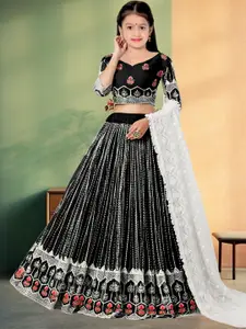F Plus Fashion Net Semi-Stitched Lehenga Choli