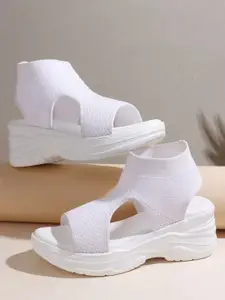 Try Me Women Open Toe Platform Heel Sandals