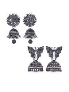 Sangria Alloy Silver-Plated Earrings