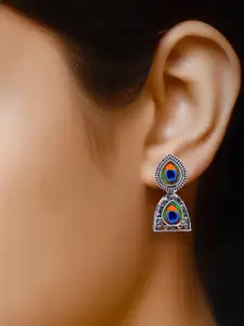 Sangria Silver-Plated Alloy Earrings