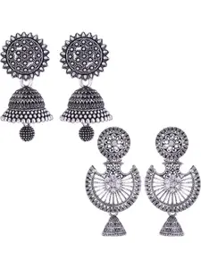 Sangria Alloy Silver-Plated Earrings