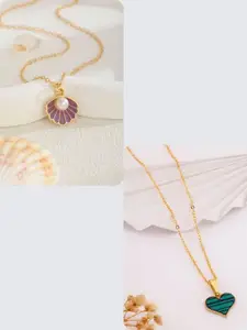 DressBerry Green Stainless Steel Necklace