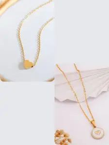 DressBerry White Stainless Steel Necklace