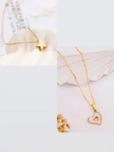 DressBerry White Stainless Steel Necklace