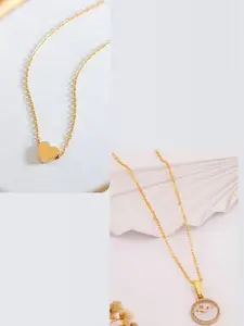 DressBerry White Stainless Steel Necklace