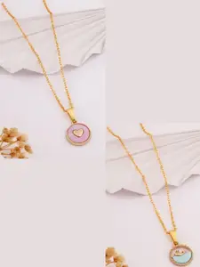 DressBerry Pink Stainless Steel Necklace