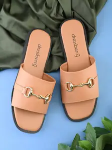 DressBerry Women Open Toe Flats