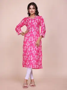 Anouk Women Printed Straight Kurta