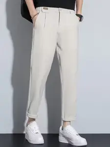 StyleCast x Revolte Relaxed Fit Mid-Rise Solid Korean Pants