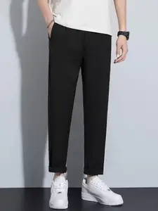 StyleCast x Revolte Men Straight Fit Pleated Trousers