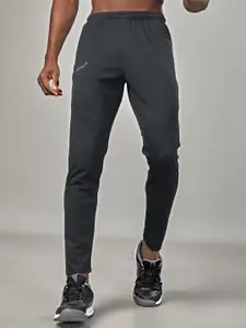 SPORT SUN Men Brand Logo Printed Mid-Rise Track Pants