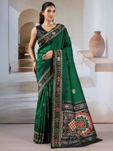 Saree mall Ethnic Motifs Woven Design Patola Sarees