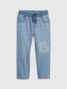 GAP Boys Mickey Mouse Printed Slim Fit Jeans
