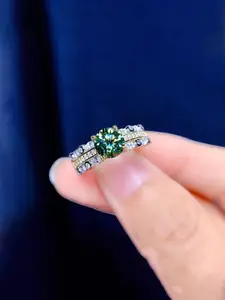 Jewels Galaxy Silver Plated Cubic Zirconia Stones Studded Finger Ring