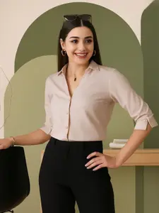 Style Quotient Spread Collar Regular Fit Formal Shirt