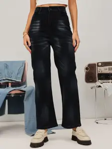 STREET 9 Women Original Bootcut High-Rise Light Fade Denim Jeans