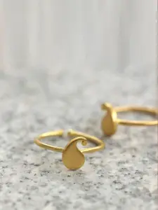 Goldnera Set Of 2 Toe Rings