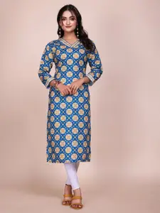 Anouk Women Ethnic Motifs Printed Regular Straight Kurta