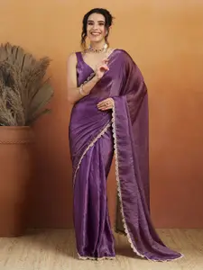 RACHNA Gotta Patti Glass Tissue Designer Saree