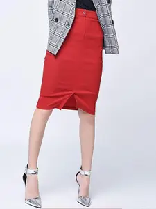 Moda Rapido Pencil Knee Length Skirt