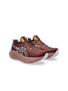 ASICS Gel-Nimbus 27 TR Women Textured Round Toe Lace Ups Running Shoes