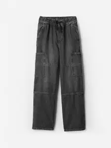 GAP Boys Mid-Rise Baggy-Cargo Jeans